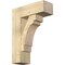 Ekena Millwork Merced Block Rough Sawn Bracket w/ Offset Brace, Douglas Fir, 8"W x 22"D x 30"H BKT0806X22X30MRC05RDF - alternate 1